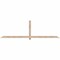 Ekena Millwork Eugene Smooth Timber Gable Bracket, Douglas Fir, 108"W x 31 1/2"H x 3 1/2"D x 3 1/2"F, 7/12 Pitch GBW108X31X0404EUG00SDF - alternate 1
